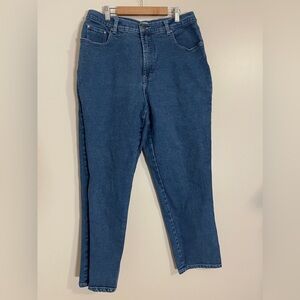 Cherokee Womens Jeans Size 14P Blue Classic Vintage Straight Leg Denim Bottoms